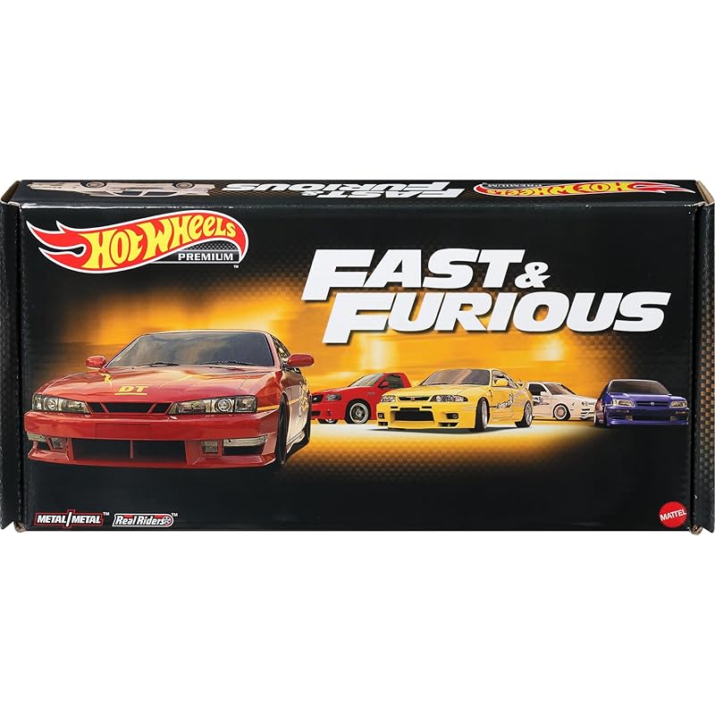 Hot Wheels Wheels) fast and furious premium bundle [5 mini cars included] [3 years old~] HKF08