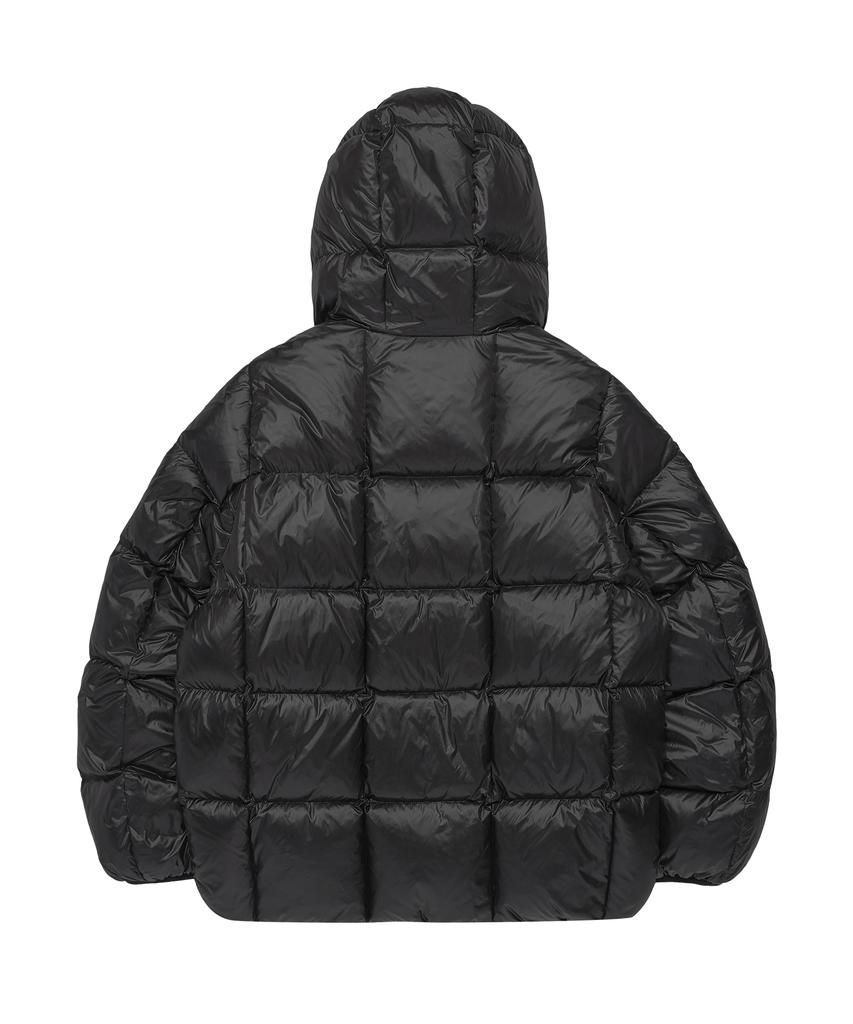Thevinylhouse Hooded Duck Down Jacket Black