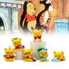 Charming Pooh Bear Pvc Figurine Set Perfect Birthday Gift For Kids And Collectors