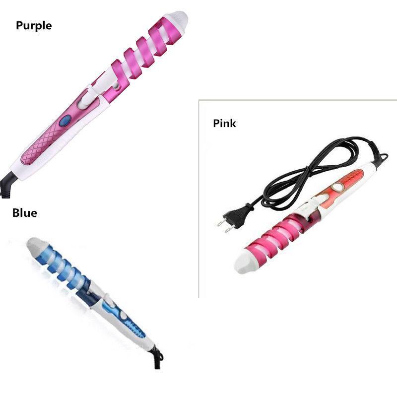 Spiral Perm Curling Iron Hairdressing Tool With American Standard Plug For Home And Beauty Salon Styling