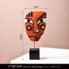 Nordic Resin Face Art Craft Decor Традиционные абстрактные фигурки для стола и шкафа Креативный декор для гостиной Домашние украшения