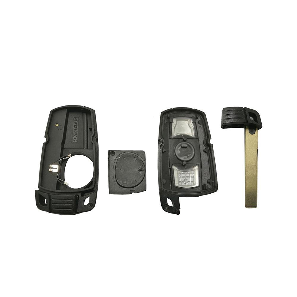 3 Keys Replacement Key Fob Case for BMW 1 3 5 Series 325i 328i 335i E90 E92 E93 X1 X3 X5 Z4 Keyless Entry Remote Key Fob Case