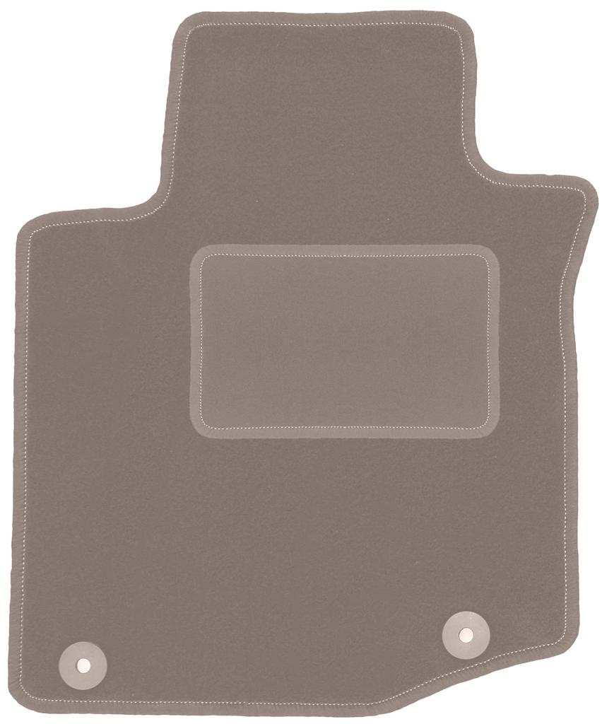 Beige driver's mat for: Toyota Aygo II hatchback (2014-)