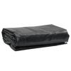 VidaXL Tarpaulin, Roof Cover with Metal Eyelets, UV-Resistant Protective Tarp Garden Outdoor, Black 5x5 156078