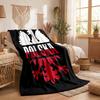Poland Print Flannel Blanket Soft Warm Sofa Bed Throw Blanket For Home Office Bedroom