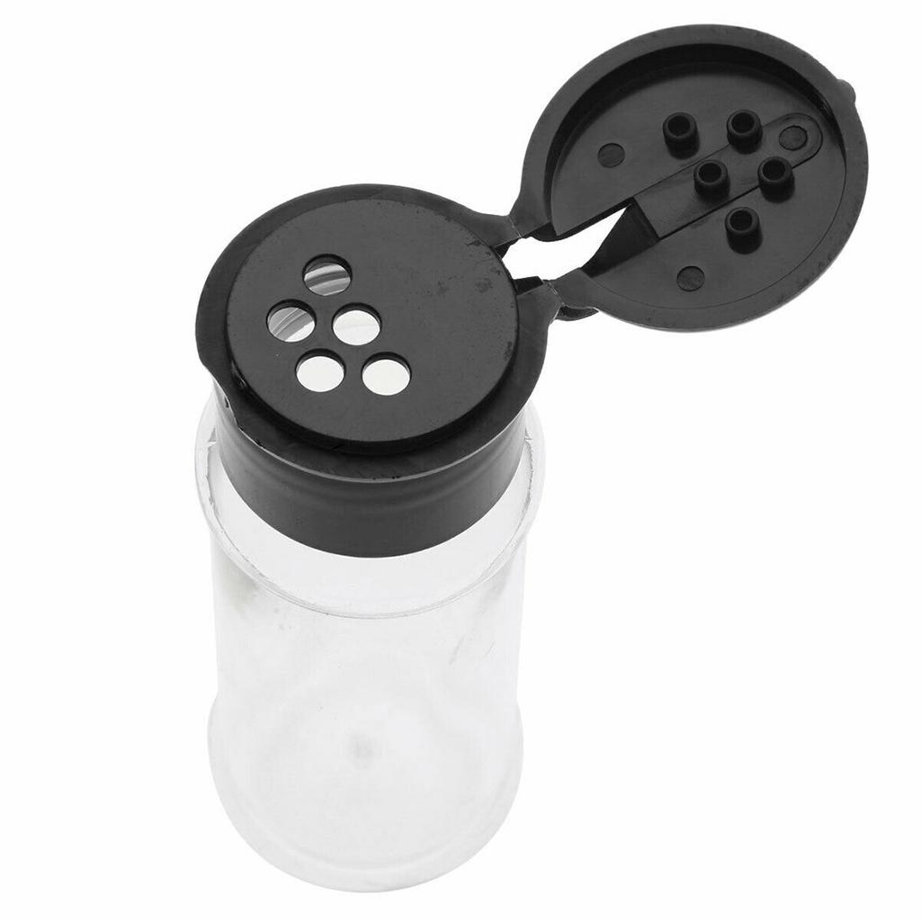 Salt Pepper Container Bottle Container Holder Black Restaurant Kitchen