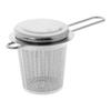 Reusable Mesh Tea Infuser Stainless Steel Strainer Loose Leaf Teapot Spice Filter With Lid Cups Kitchen Accessories