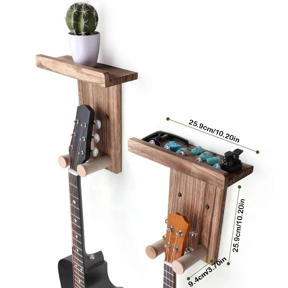 Scratch-Proof Guitar Hanger Wooden String Instrument Storage Rack Guitar Display Stand Music Store
