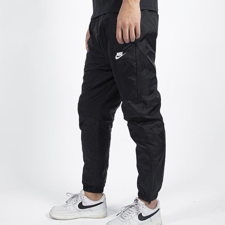 Nike Спортивные тканые спортивные длинные брюки черные мужские AR2366-010