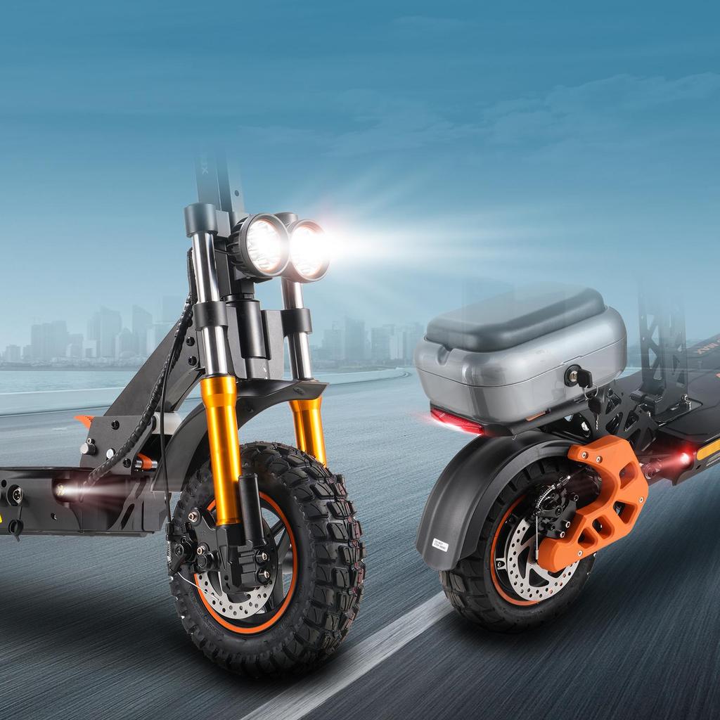 Электросамокат Twofish V5 Max 1000W Мотор 48V18Ah Батарея 45км/ч Макс. скорость 45км Макс. пробег