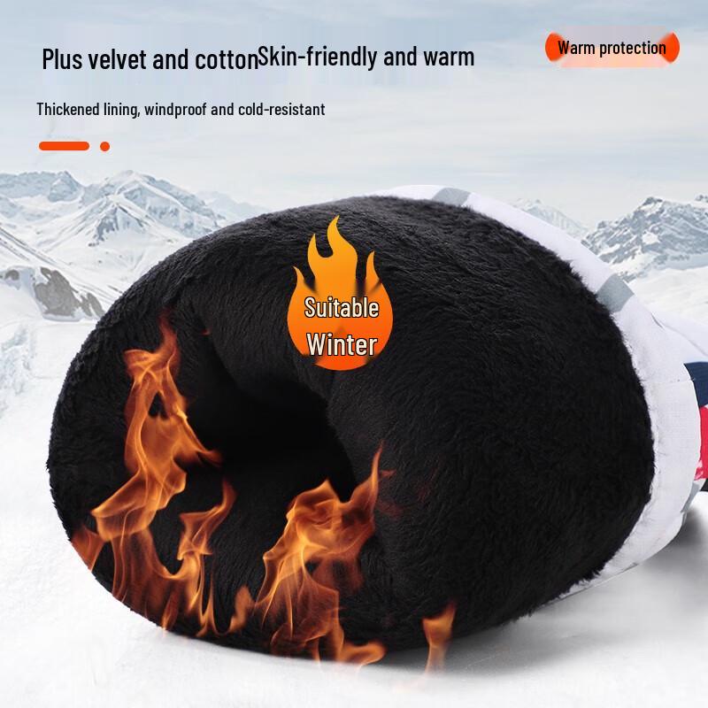 Nanji Ren Winter Warm Windproof Touchscreen Gloves