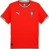 Puma X Коллаборация FPF Португалия Домашняя футболка 2025 Модная футболка с коротким рукавом для футбола Мужская футболка Красная 77919001