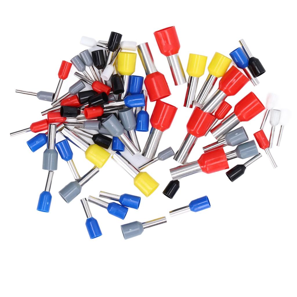 1800Pcs Box Electrical Wire Connectors 8 Types Adjustable Wire Crimp Terminals Ferrule Crimping Tool Kit for Car Home