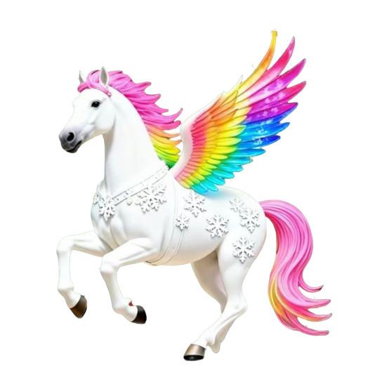 2D Плоская Лошадь Автомобильный Подвесной Орнамент Акриловая Лошадь Шарм для Зеркала Заднего Вида Праздничные Зимние Подвесные Аксессуары для Рождественской Елки Автомобильный Интерьер Стена Окно