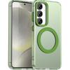 Для Samsung Galaxy S25 S24 S23 Тонкий Ударопрочный Противоударный Матовый Магнитный Чехол для Телефона с Защитой от Отпечатков Пальцев