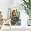 Cartoon Illustration Mermaid Poster Print For Nursery Kids Bedroom Home Decor Abstract Mermaid Princess Canvas Painting Wall Art