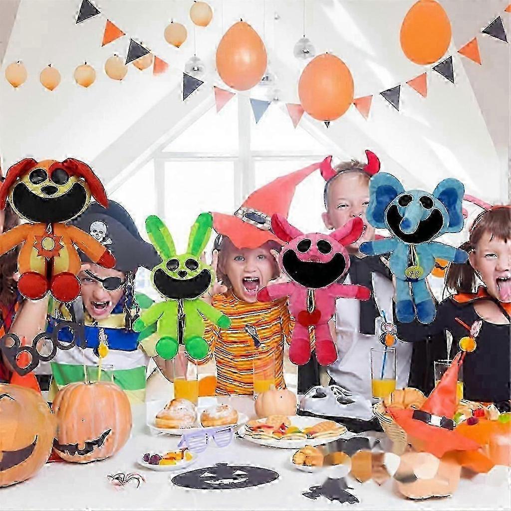 2025 8pcs Hoppy Plush Smiling Critters Plushies