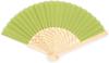 Shoroku ЛОТОС Веер в коробке Подарок на день рождения Стильный подарок Желто-зеленый Сенсу [Nishikawa Shoten] (Светло-зеленый) мамин