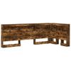 Storage Headboard Smoked Oak 90 cm Particleboard