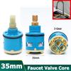 35mm Size Faucet Valve Core Watersaving Replacement Valve Durable Faucet Cartridge  Bathroom Sink