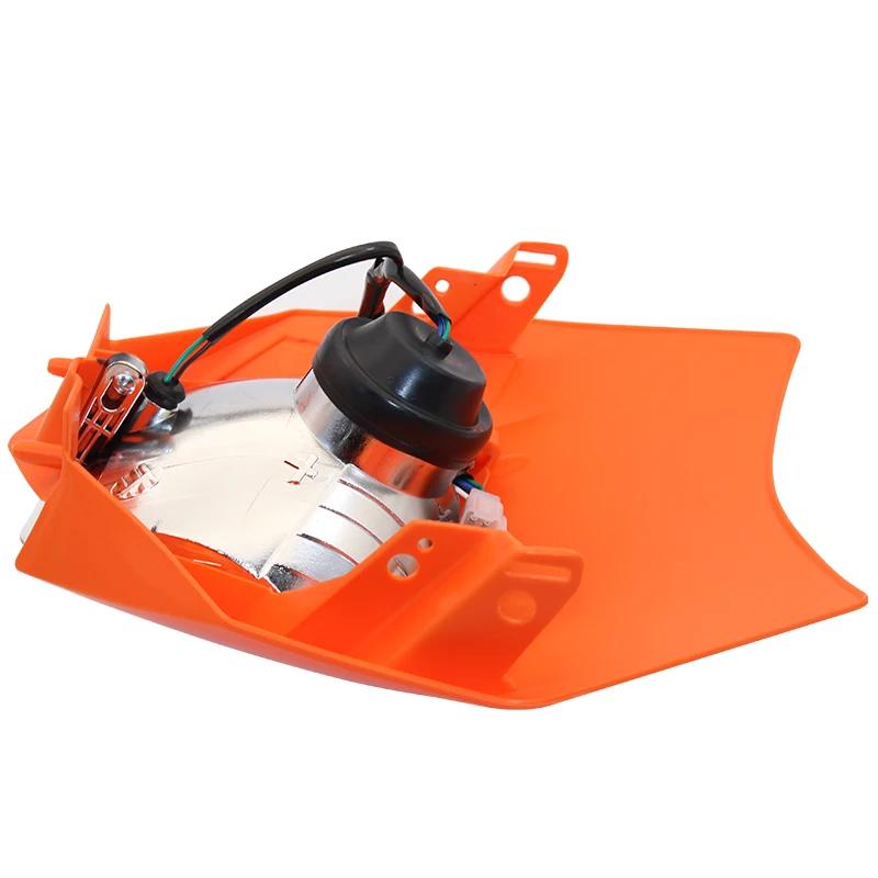 Пластина фары мотоцикла для EXC KTM SXF XCF 150 250 350 450 Фара Универсальная Supermoto Мотокросс Питбайк Грязевой байк Эндуро Маска