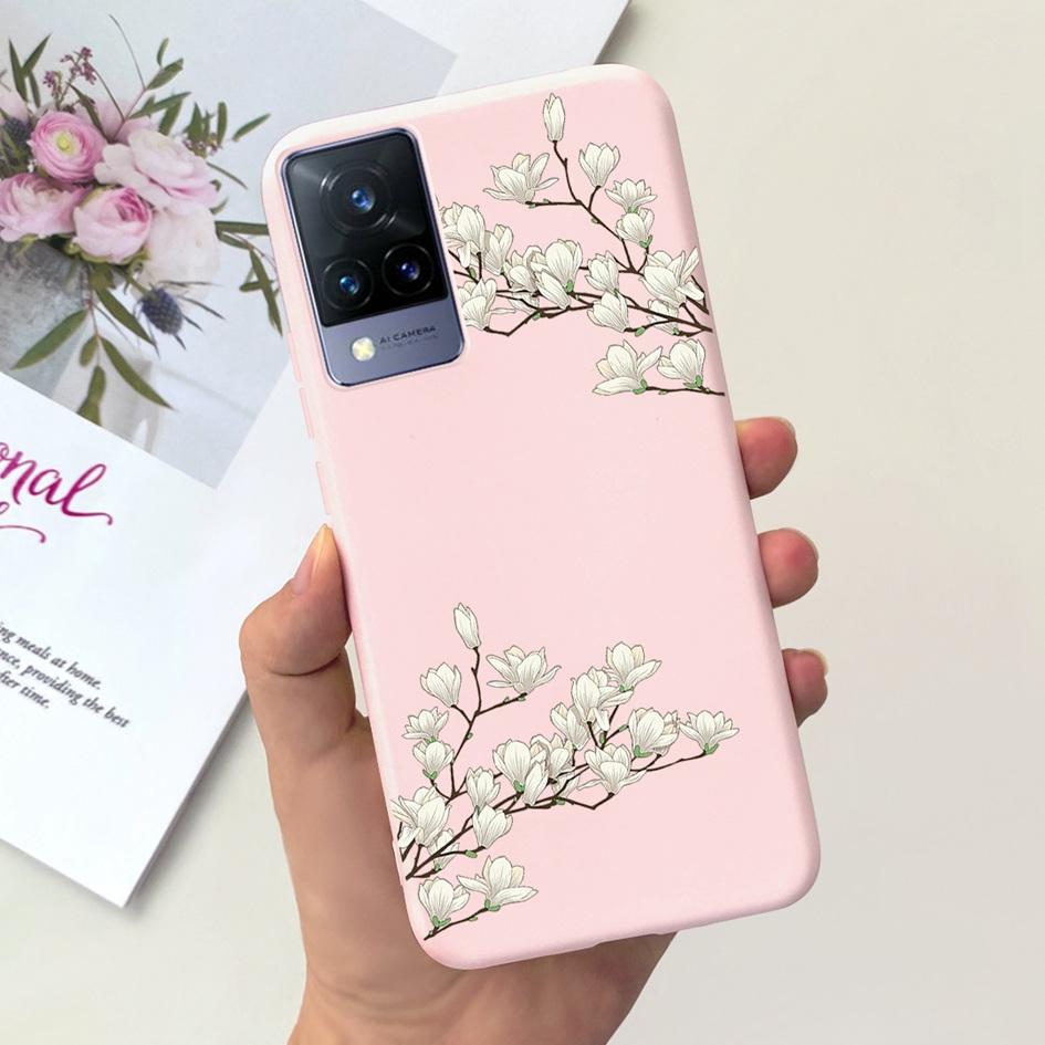 Чехол для Vivo V21 4G 5G Милая Утка Кошка Мягкий Силикон Матовый Чехол для Vivo V21e V 21 V 21e VivoV21 Бампер V2066 V2050 V2061 Fundas