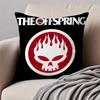 Панк-рок американская группа The Offspring Наволочка для подушки Наволочка Защита от пылевых клещей Невидимая молния Короткий плюш Подушка для дивана