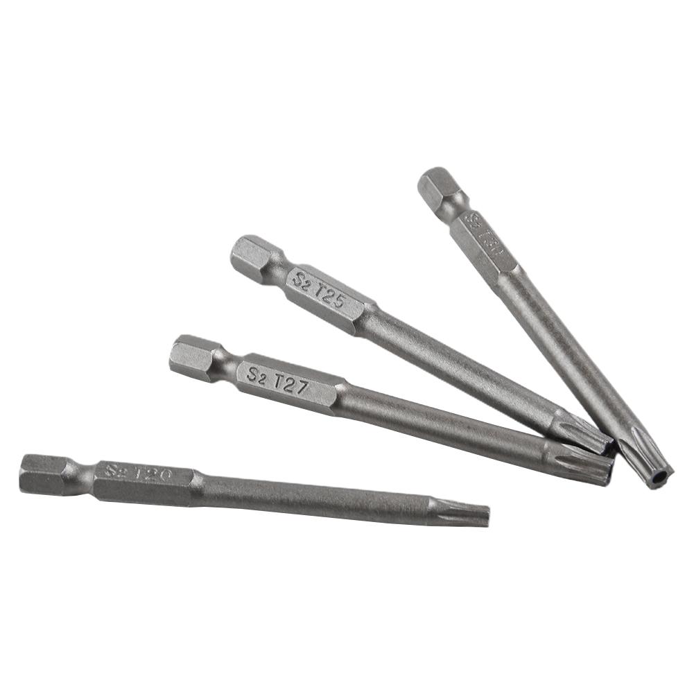 Набор бит Torx 11 шт. Шестигранная Головка Безопасности 75 мм Сверхдлинный Магнитный Набор Отверток Безопасности Ручной Инструмент