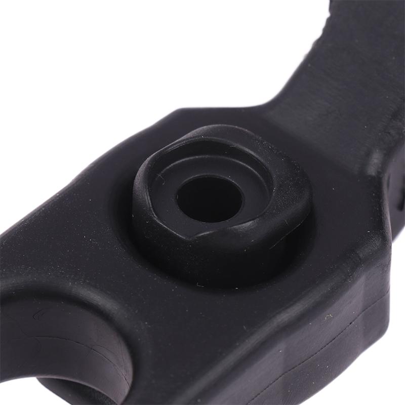 Rubber Hood Catch Flexible T-Handle Hasp Rubber Flexible Draw Latches With Brackets For Tool Box Vehicle Engine