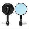 YCHOICEAUMO Bar End Mirror, Motorcycle Mirror, Motorcycle Mirror, CNC Aluminum, Lightweight, Motorcycle, Left and
