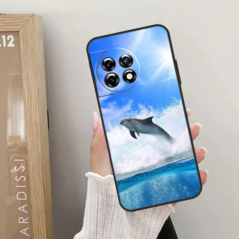 Чехол Животное Дельфин Для OnePlus Nord 5 CE 2 3 4 Lite N20 N30 OnePlus 15 R 13R 12R 10R 13T 10T 11 12 13 Обложка