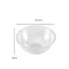 Commercial Plastic Round Acrylic Serving Bowl, 25.5cm