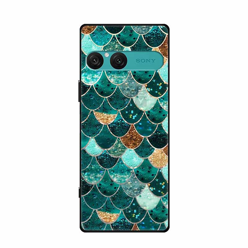 Для Sony Xperia 10 VII Чехол Мягкий Силиконовый ТПУ Задняя Крышка Защитный Чехол для Xperia10 VII 5G XQ-FE54 XQZ-CBFE Черные Чехлы для Телефона