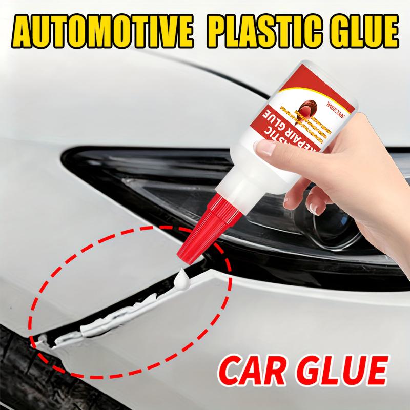 Car Bumper Repair Glue - Special Adhesive for Plastics, Repairs Plastic Parts, Rearview Mirror Base, Repairs Damage and Cracks, Car Body Plastic