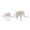 Geometric Pattern Elephant Figurine Simulated Animal Sculpture Resin Handicraft Elephant Sculpture Home Decoration Accessories