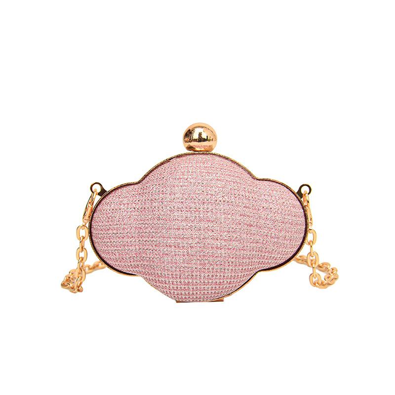 Bags Bag 2025 New European and American Fashion Rhinestone Foreign Style Mini Lipstick Bag Women's Chain Messenger Dinner Bag