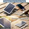 Портативная солнечная панель для зарядки, USB-выход, безопасный источник питания для мобильных телефонов, фонариков, вентиляторов, для активного отдыха на природе