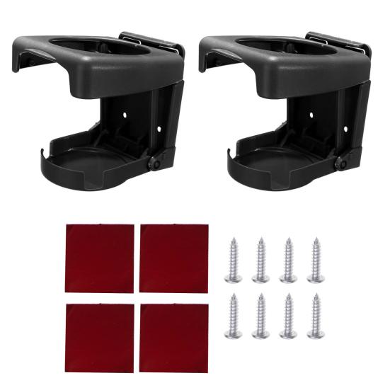 2 шт. складной держатель для напитков, консоль, держатель для бутылок, автомобильный держатель для легковых автомобилей, грузовиков, автофургонов, фургонов, лодок, дорожных автомобильных аксессуаров