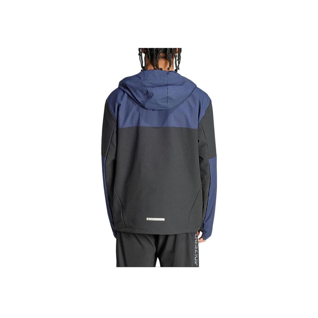 adidas Тканая спортивная повседневная куртка с капюшоном, мужские куртки, черная IB6387