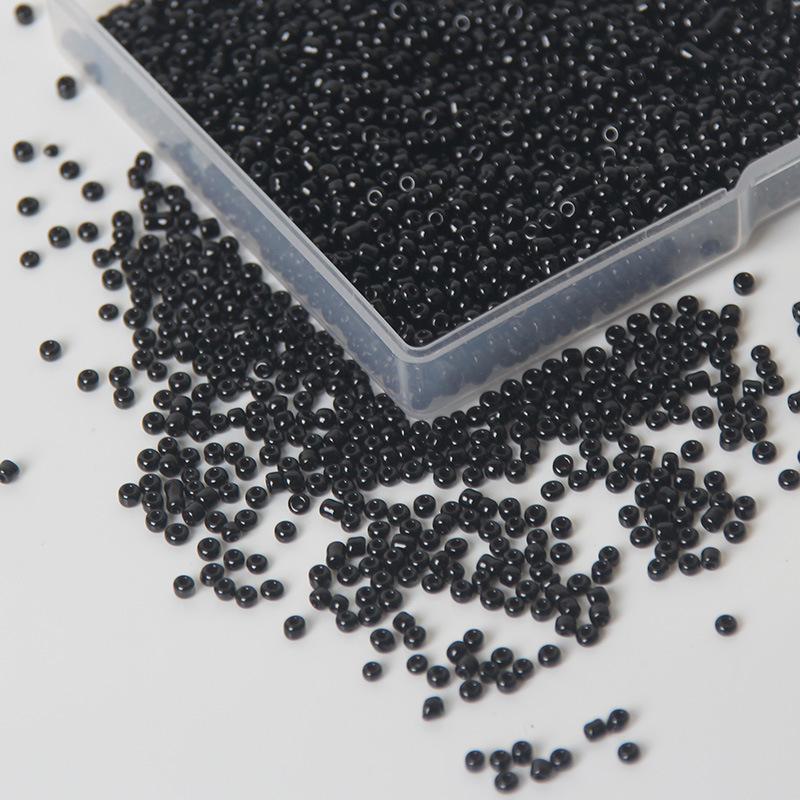Прочные стеклянные бусины 2 мм различных однотонных цветов для изготовления украшений своими руками