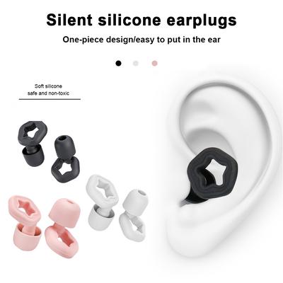 Мягкие силиконовые звукоизолирующие беруши для сна, шумоподавляющий фильтр для ушей, профессиональные противошумные губчатые беруши для сна #468332