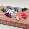 1-5cs 3D Printed Winged Dragon Mixed Color Cute Mini Baby Dragon Desktop Home Decor Children's Holiday Gifts Desktop Decorations