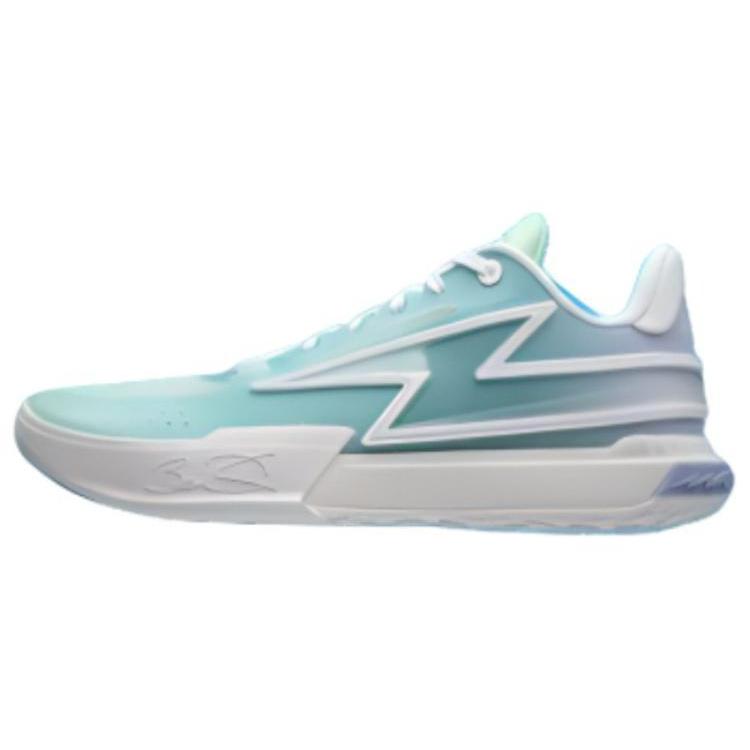 Li Ning Son Of Flash Aurora Амортизация, Износостойкие Низкие Баскетбольные Кроссовки Мужские Зеленый Фиолетовый ABPU027-4
