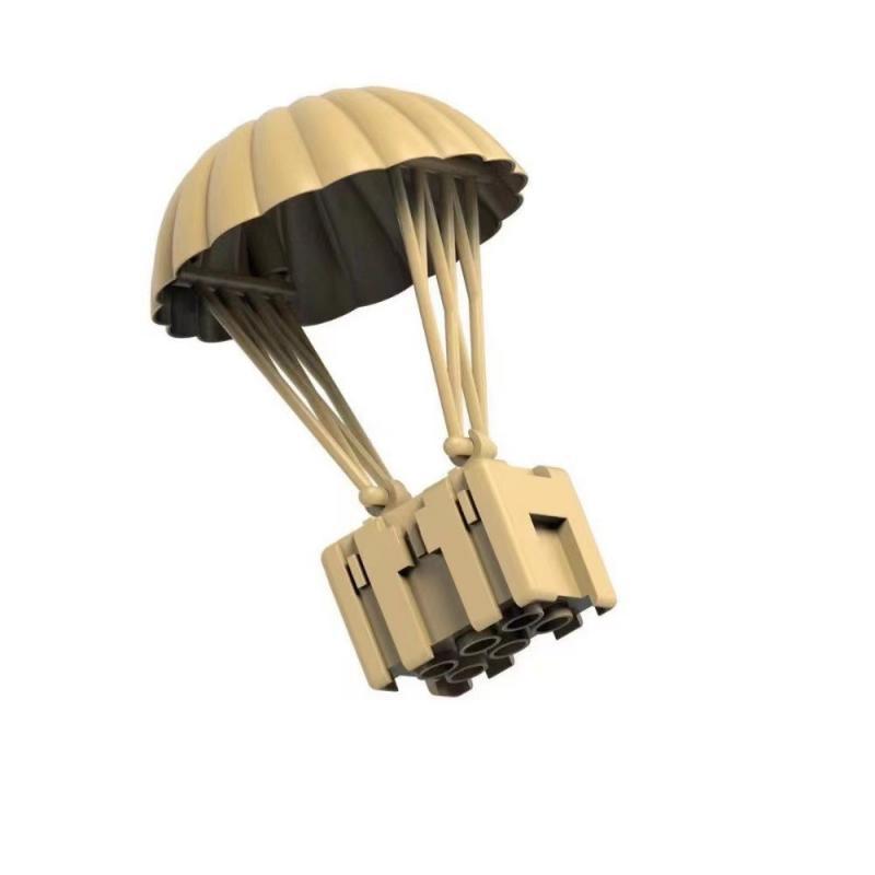 World War Ii Building Block Doll Military Toy Accessories Parachute Weapon Piece Equipment