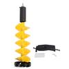 Ice Fishing Drill Bit Aluminum Alloy Nylon Ice Auger for Deep Water Areas 8 Inch Rotating Diameter