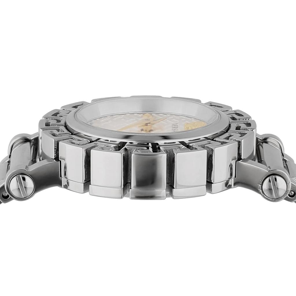 Часы GRECA GLAM Серебряный циферблат Нержавеющая сталь Сапфировое стекло Кварцевые 30MM Швейцарские часы VE2Q00322 [Versace] Женские [Товар]