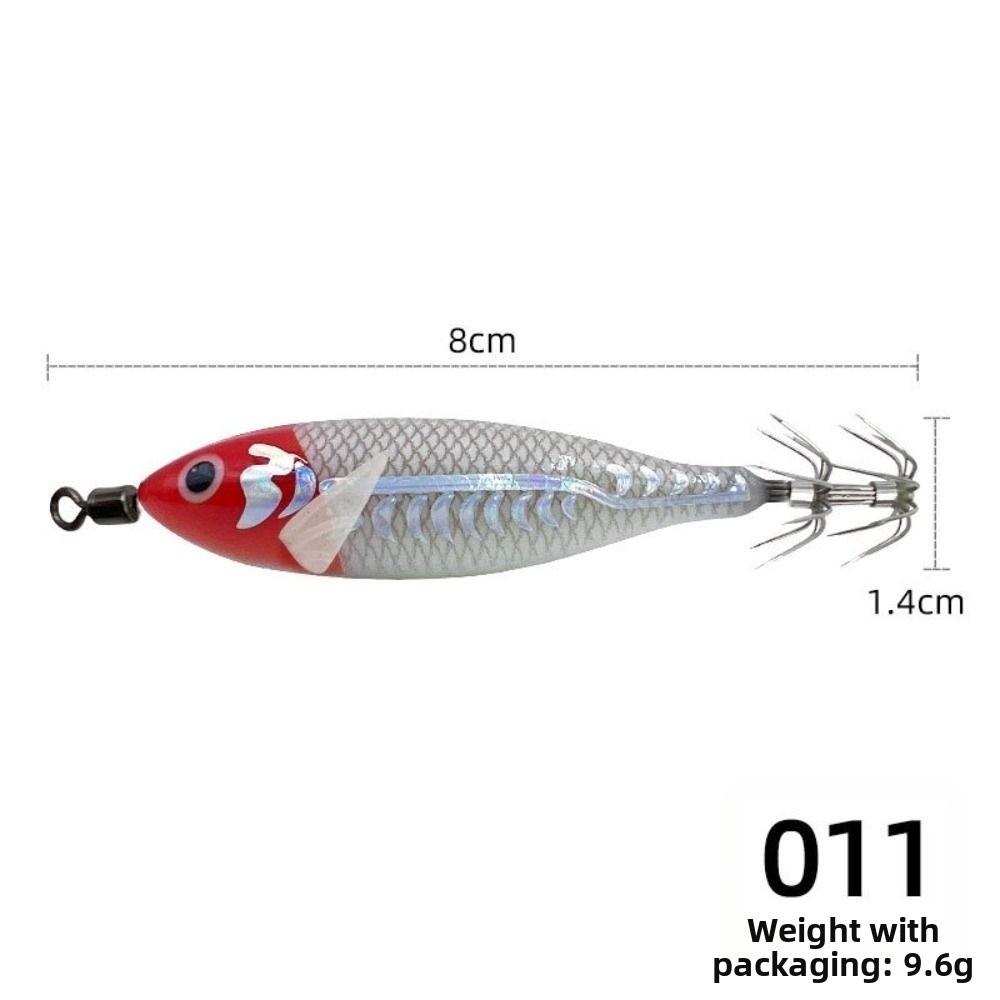 2pcs 8cm Length Shrimp Fishing Lures 5.7g Weight Prawn Lure Luminous Shrimp Lure For Fishermen