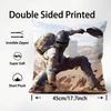 PPUBG Game Cushion Cover Plush Fabric Soft DoubleSided Printed Sofa Warm Winter Home Child Gift Pillow Case