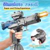Ultimate Blaster Electric Water Guns with Realistic Gun Muzzle Flame High Capacity Squirt Guns Summer Outdoor Beach Game Gift