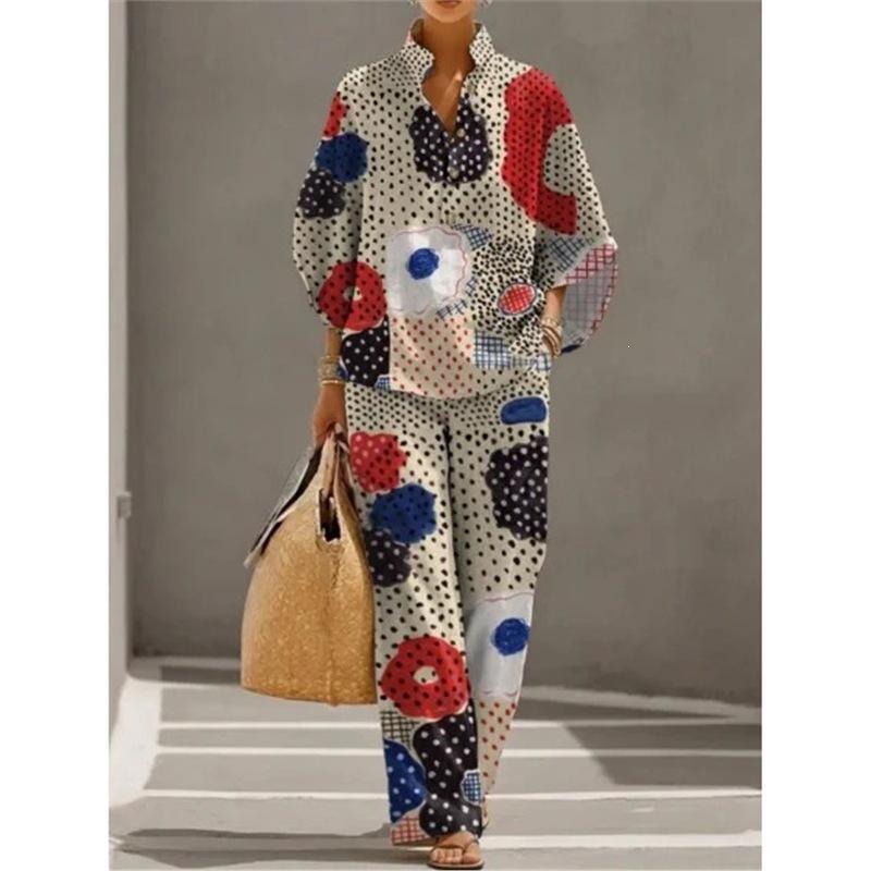 Ladies shirt set, a new 1116 fashion casual set.